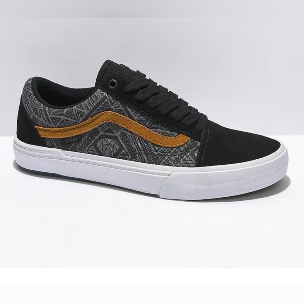 Vans BMX Old Skool Shoes (Courage Adams) Black/Golden Brown Size 6.0 Men